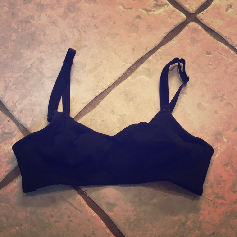 Black nursing bra - size 34C